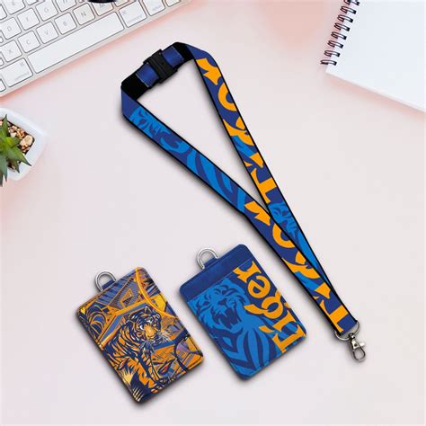 lv lanyard card holder|identity card holder with lanyard.